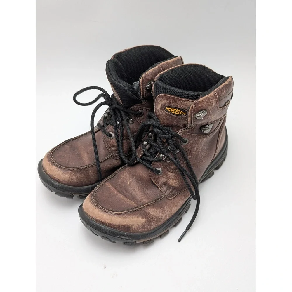 Keen Hiking Boots Men 10 Brown 1009250 Keen Dry Waterproof Leather Moc Toe Boot